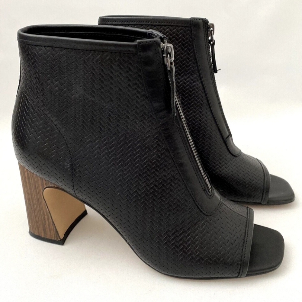 Sanctuary Black Ready Open Toe Booties  ( New Without A Tag ) Size 8.5